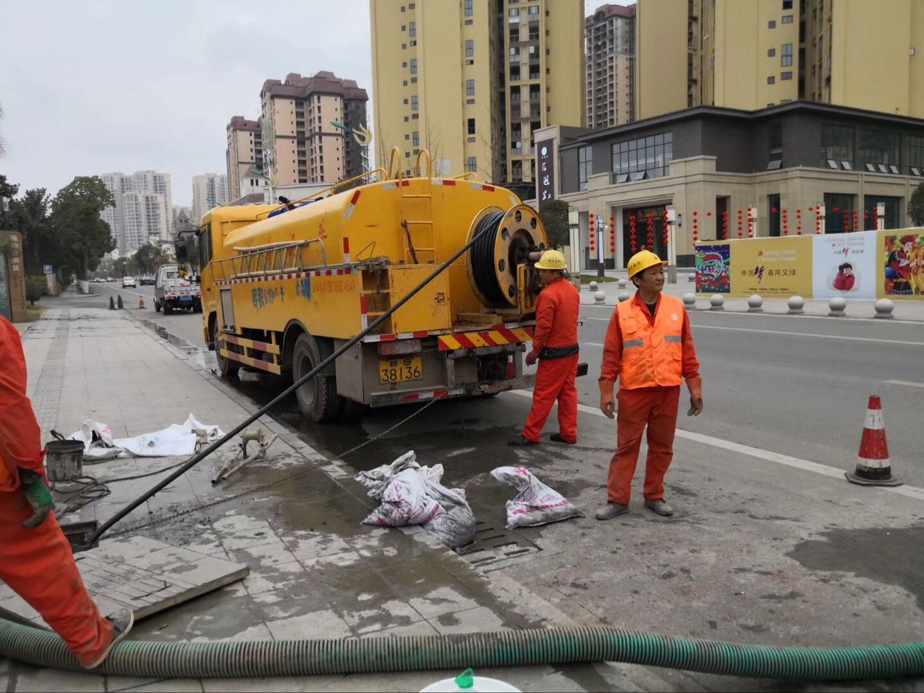 江干排污管道清淤-管道清洗